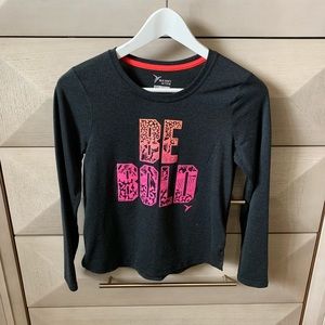 Girl’s Old Navy Active “Be Bold” Long Sleeve Tee